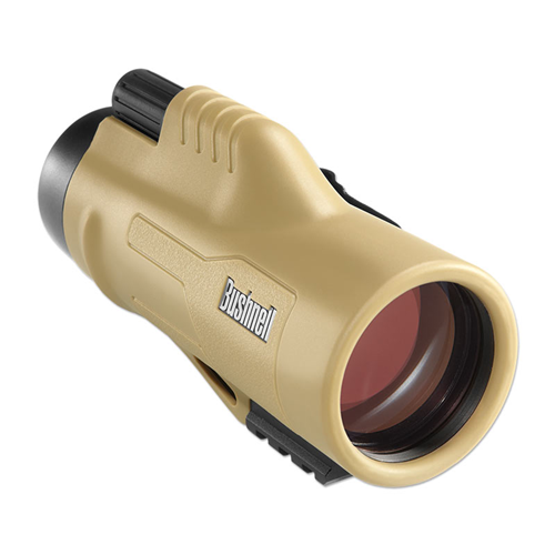 Bushnell Legend Ultra HD 10x42 Monocular - Tan, Mil Hash Reticle