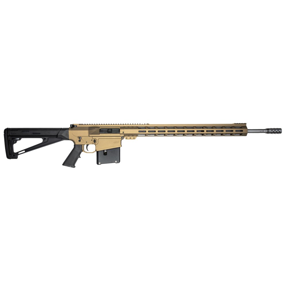 GLFA GL10LA65PRCSSBRZ 6.5 PRC AR-10 24" Stainless Steel Black 5+1 - Great Lakes Firearms - 6.5 PRC