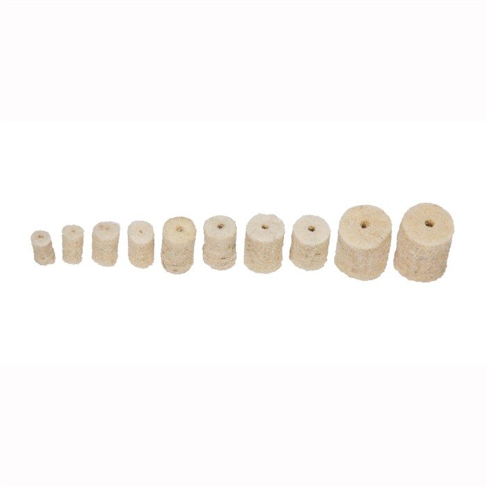 Tipton 44/45 Caliber Durable Felt Gun Cleaning Pellets, 50 Count, White - Tipton - 44 CALIBER