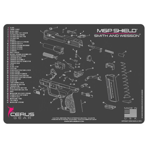 CERUS GEAR M&P SHIELD SCHEMATIC PINK - Cerus Gear