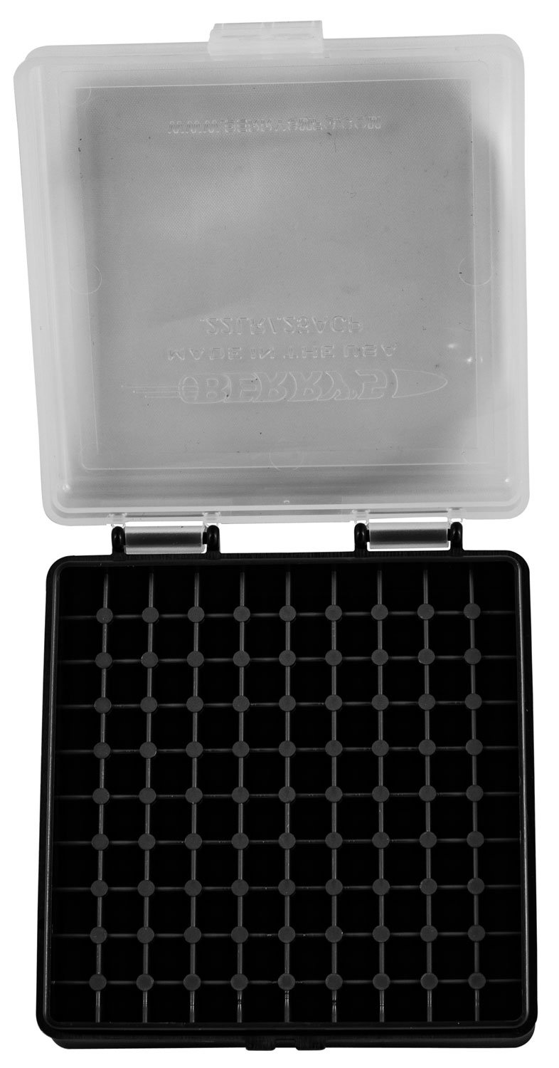 Berry's Ammo Box .22 LR 100/rd Clear/Black - Berry's Mfg - AMMO BOX