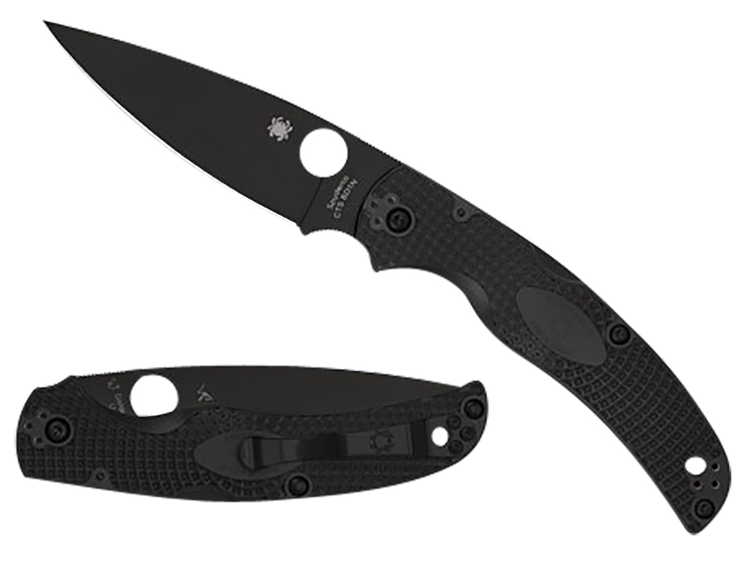 Spyderco C244PBBK Native Chief Black Lightweight Knife - Spyderco