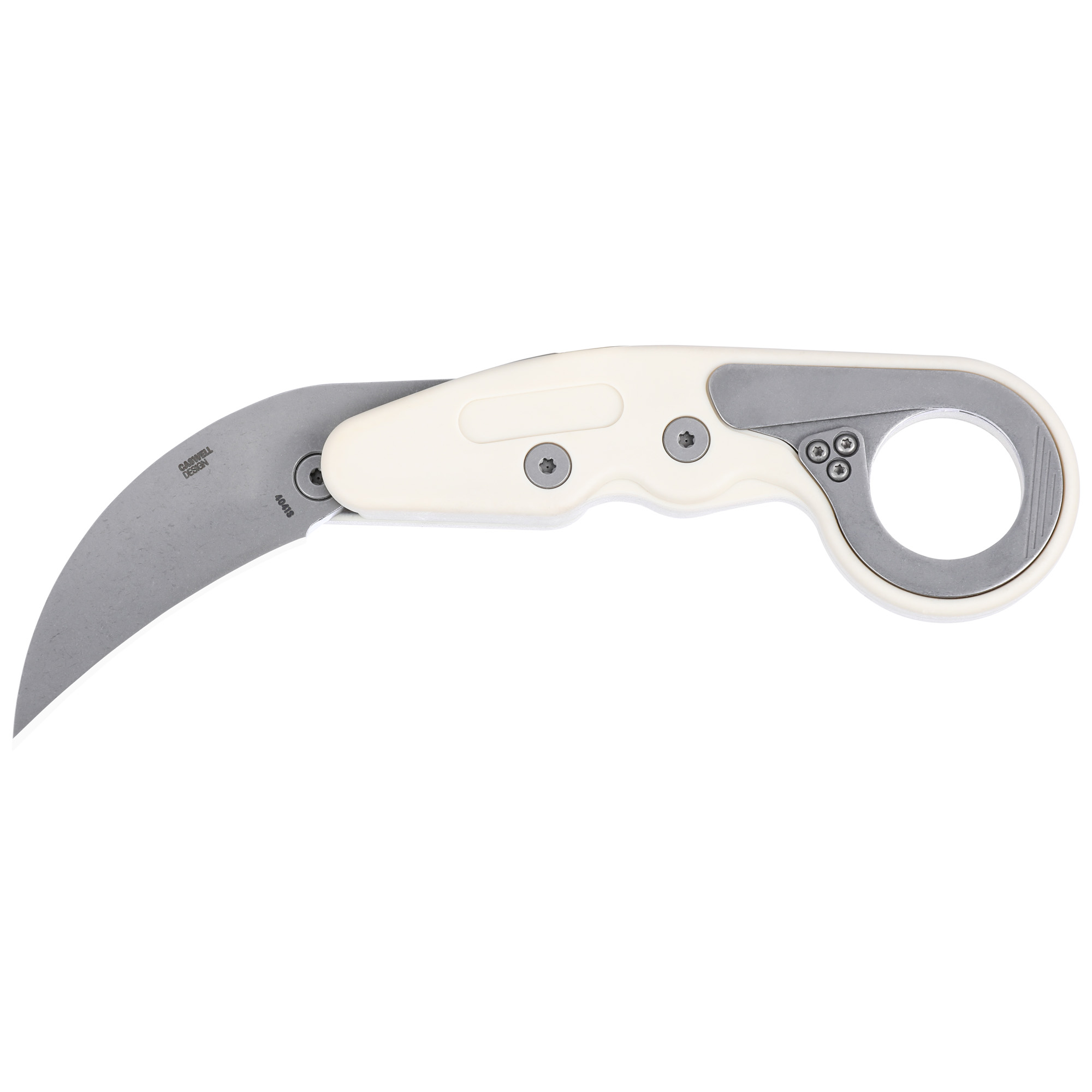 CRKT Provoke 4041S 2.41" Plain Edge Folding Knife Kinematic Ivory