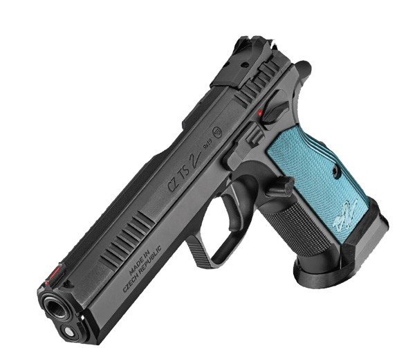 CZ-USA 91220 TS 2 9mm Luger 20+1 5.28" Blued Steel Barrel Black... - CZ-USA - 9mm