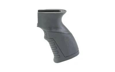 XTS-401 AK Rubberized Pistol Grip Black Finger Grooves - XTS