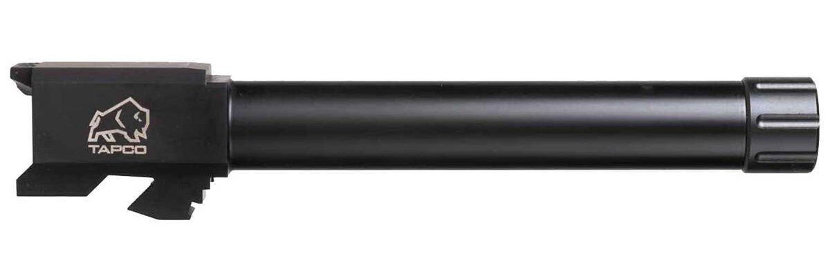 Tapco TAP22001 9mm Barrel Glock 17 Gen 1-3 Black Stainless Steel Nitride