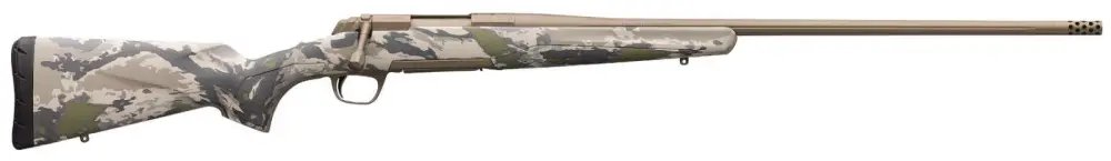 Browning X-Bolt Speed 28NOS 26" SmokedBronze Fluted Barrel Ovix Camo Compostie stock Mbrk 3rd - Browning - .28 NOSLER