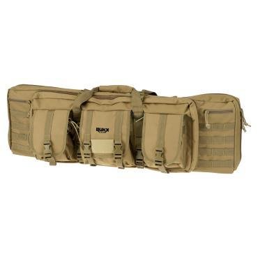 Rukx Gear ATICT36DGT Tactical 36" Double Gun Case Tan 600D Polyester - American Tactical Imports - TAN