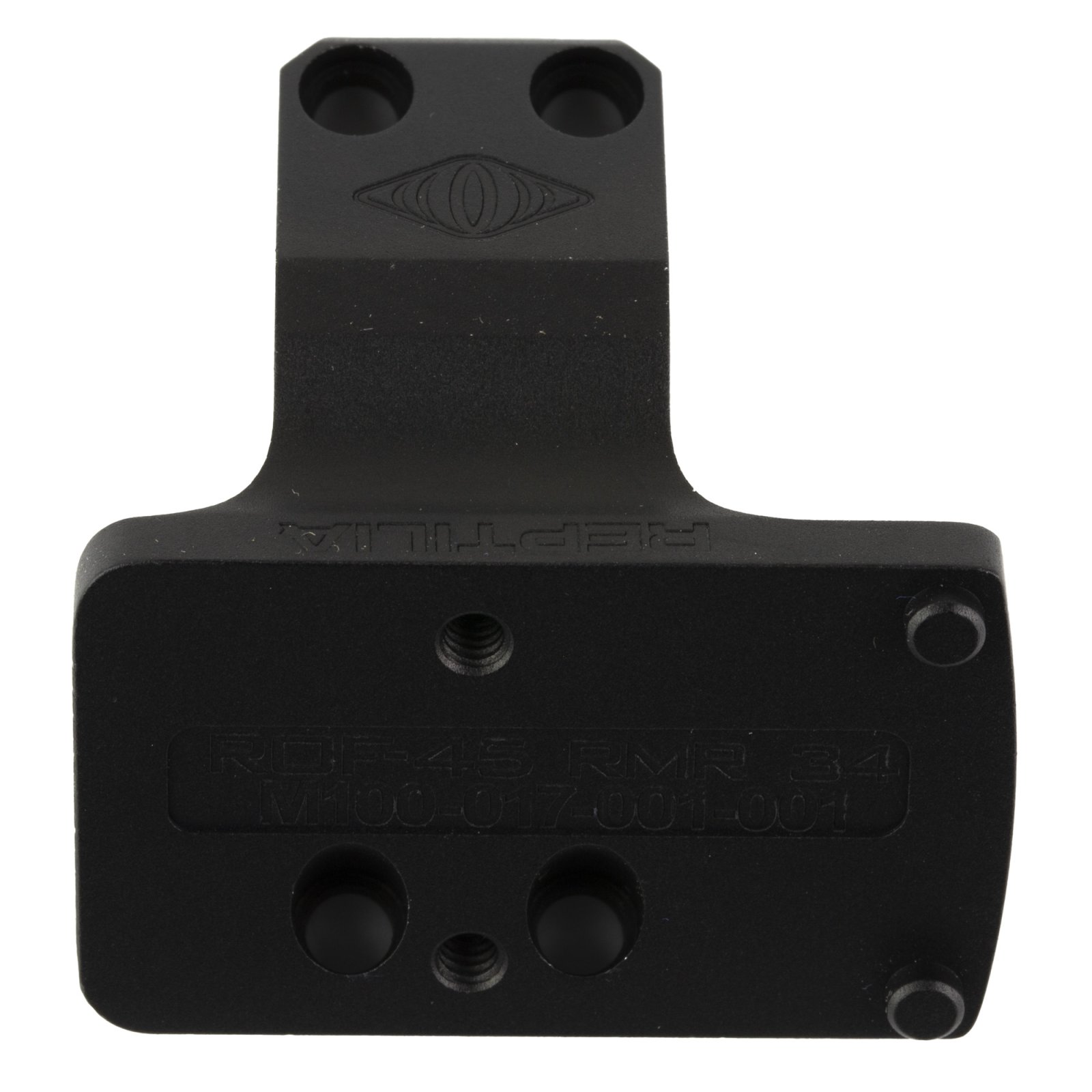 Reptilia 100-017 ROF-45 34mm Trijicon RMR Mount Black 7075-T6 Aluminum - Reptilia