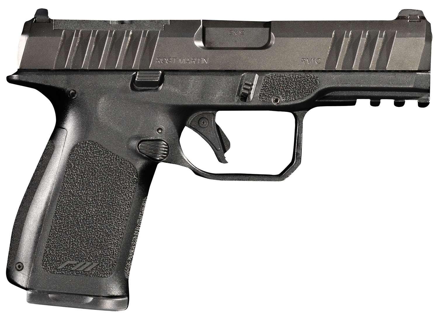 Rost Martin RM1C 9MM Pistol 15/17RD Black Polymer RMR Plate - ROST MARTIN - 9X19
