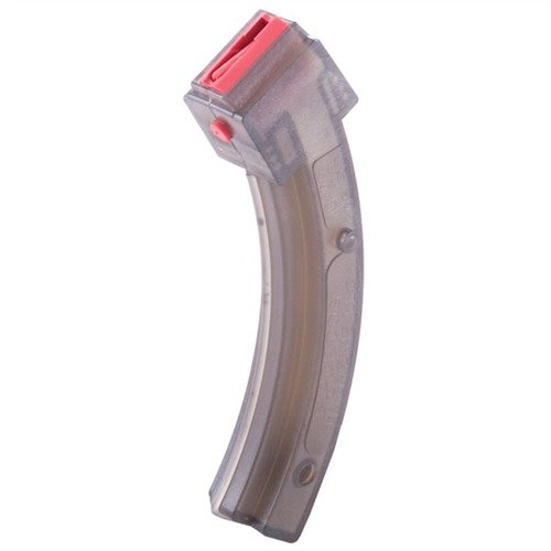 Black DOG MACHINE RUGER 10/22 MAGAZINE 22LR 25RD POLYMER SMOKE GRAY - Black Rain