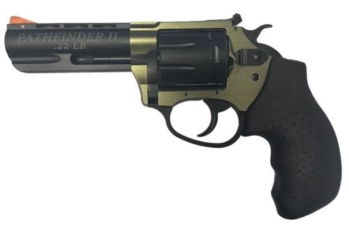 CHARTER ARMS PATHERFINDER II 22 MAG 3.5IN BARREL 8RD OD GREEN/BLACK PASSIVATE ALUM FRAME STANDARD HAMMER COMPACT GRIP 52336 - CHARTER ARMS