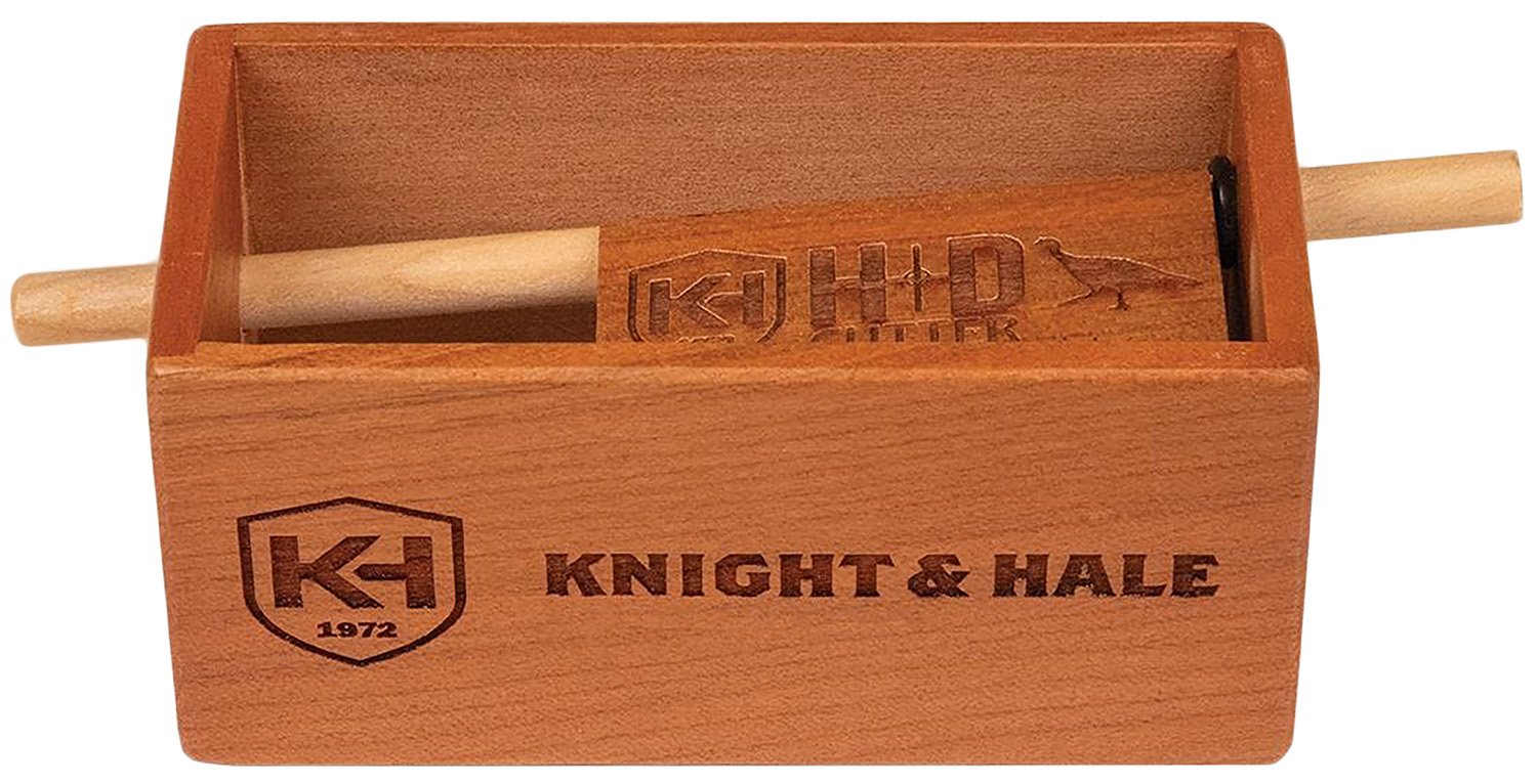 Knight & Hale KHT0208 HD Cutter Friction Call Brown Wood Turkey Sounds - K&H