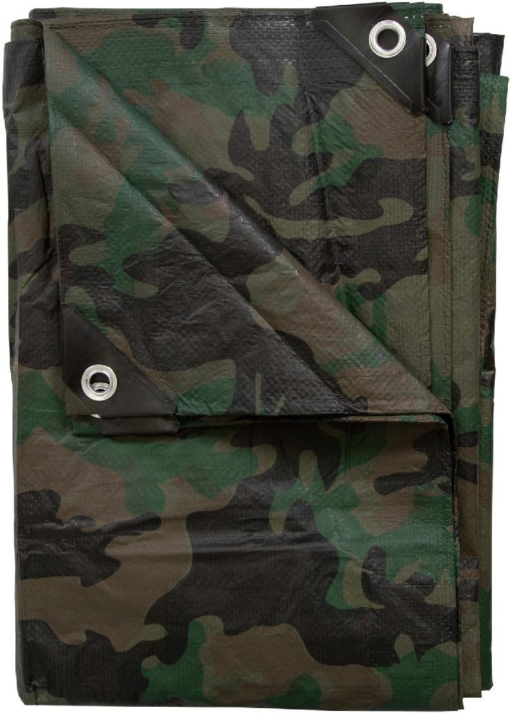 Buy S/SPORT T-68-C 6x8 Rip-Stop Polyethylene Tarp Woodland Camo online
