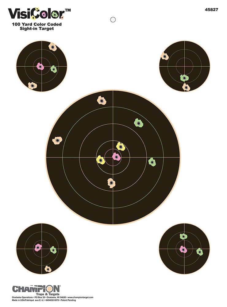 Buy Champion Traps & Targets Visicolor 8" Sight-In 10/Pack 45827 online