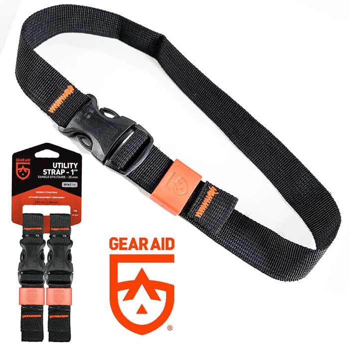 Utlty MCN 80881 Utility Strap 40in x 1in 2pk Black