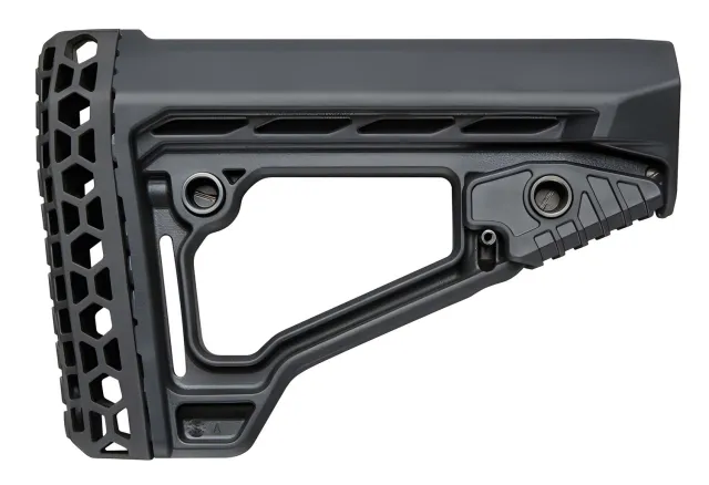 ADAPT AT02014 ARKUS Mil-Spec Adjustable AR-15/308 Stock Matte Black - ADAPT