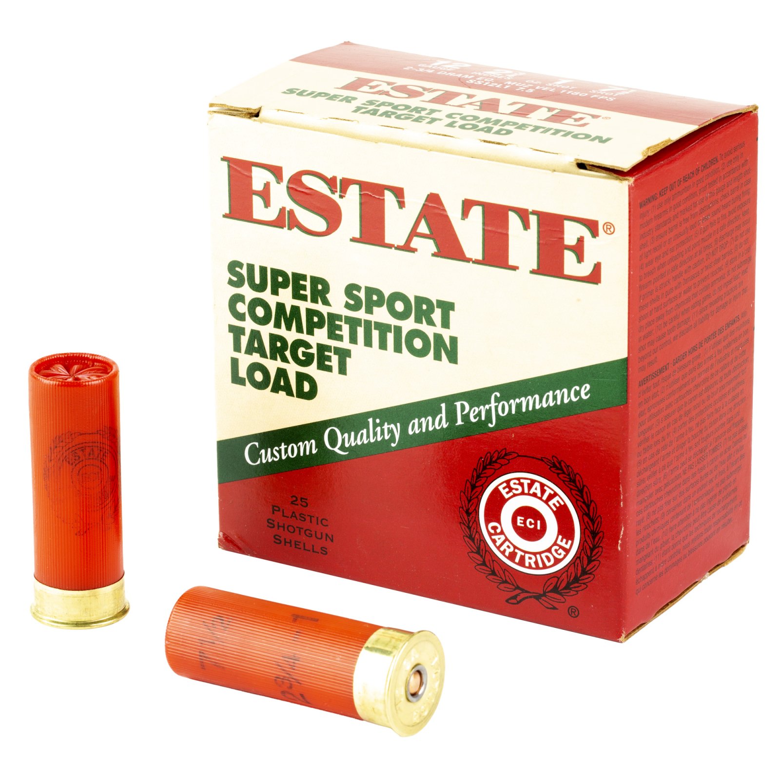 Buy Estate Cartridge SS12L175 12 Gauge 2.75 in 1 oz #7.5 Shot 1180 fps online