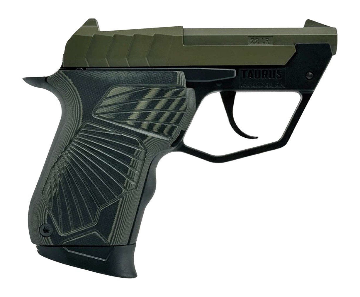 Taurus 22TUC Pistol 22 lr 2.5 in. ODG w/VZ Grips 9 rd.