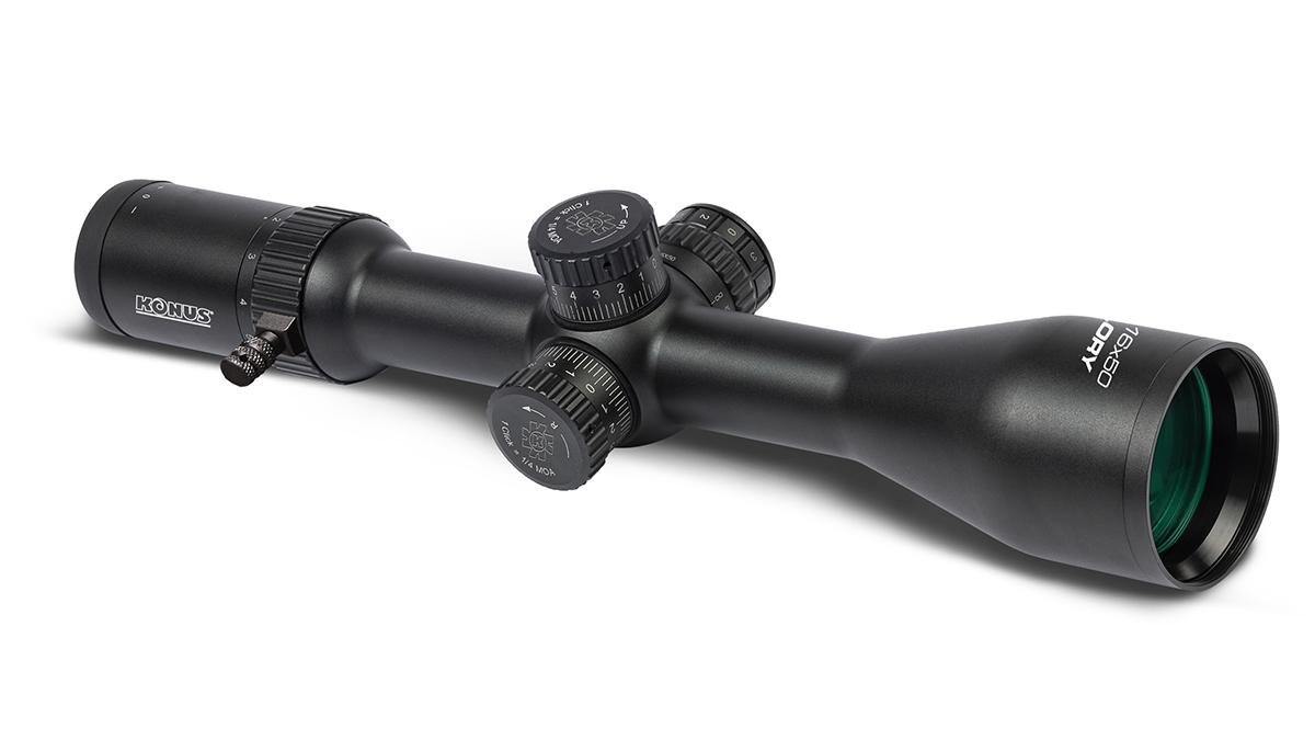 Konus 7188 Glory 2-16x50mm Riflescope, German 4 Reticle, Matte Black - Konus