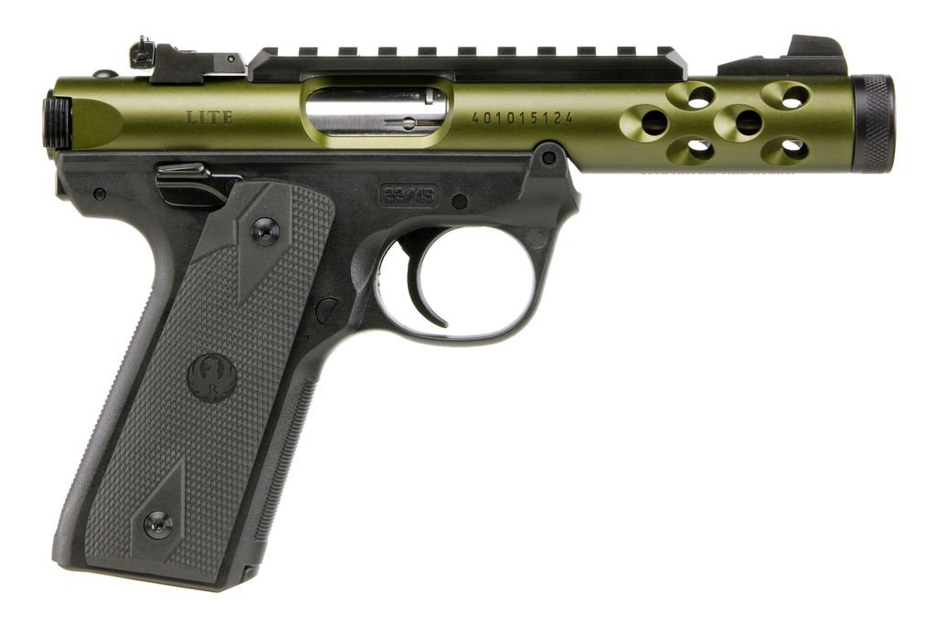 Ruger 43916 Mark IV 22LR 10+1 Green Anodized 4.4" Threaded Barrel