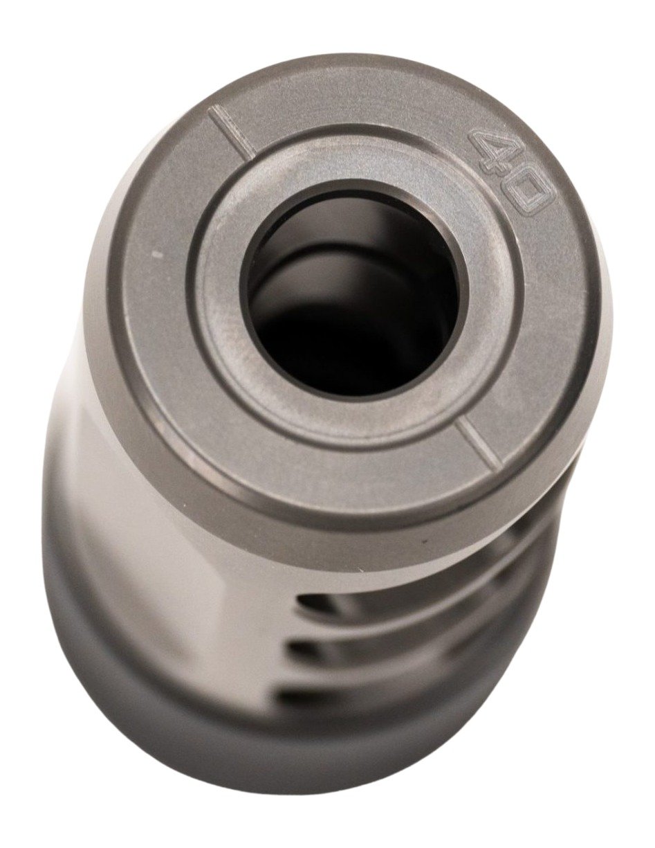 Area419 Hellfire Titanium Self-Timing Muzzle Brake .40 and Under 5/8x24
