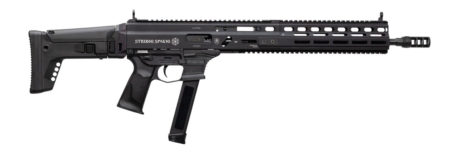 Global Ordnance Grand Power SP9A3G 9mm 16" Black Rifle Glock Mag Compatible