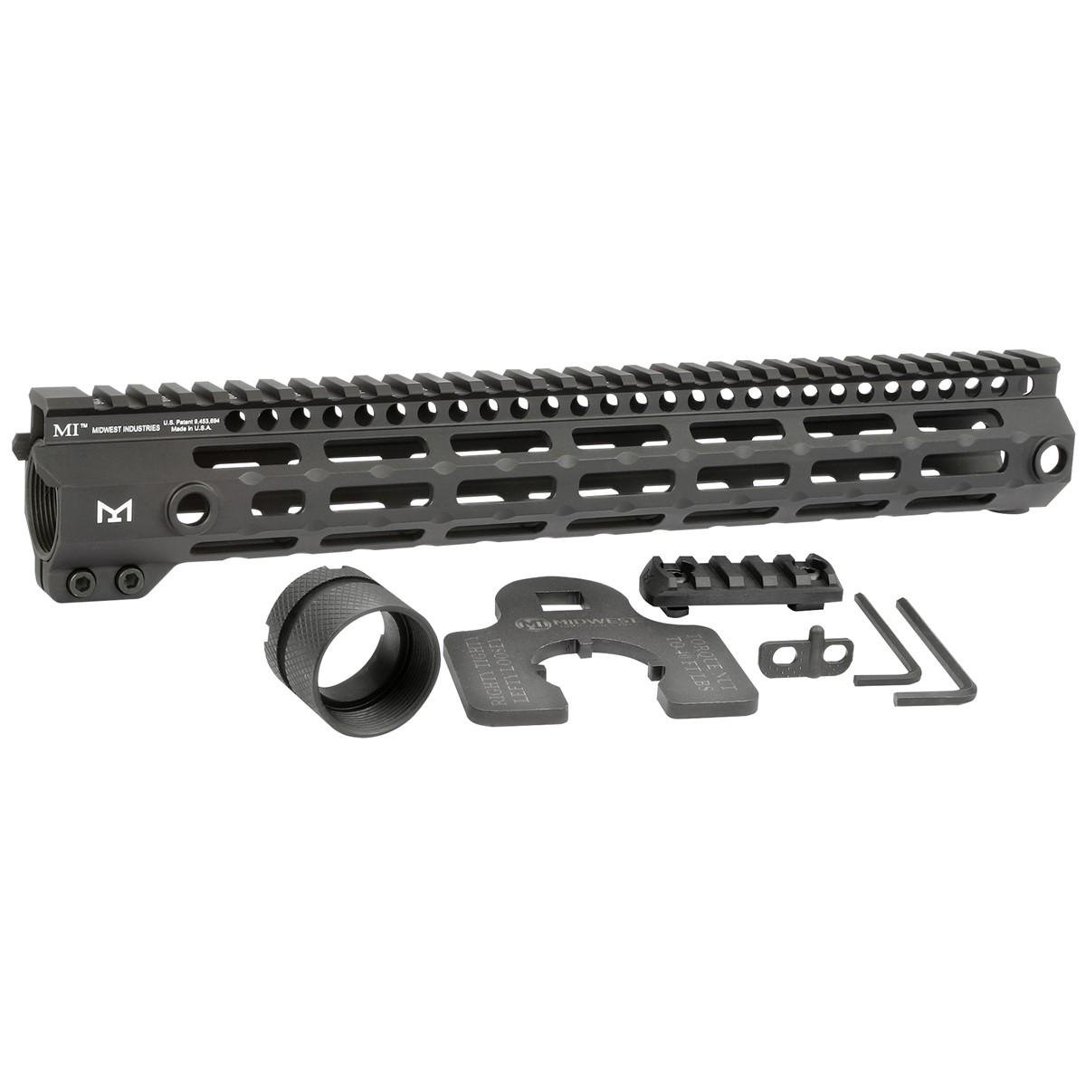 Midwest Industries MIG4M13375 Tactical G4M Handguard 13.3" M-LOK Black - Midwest Industries
