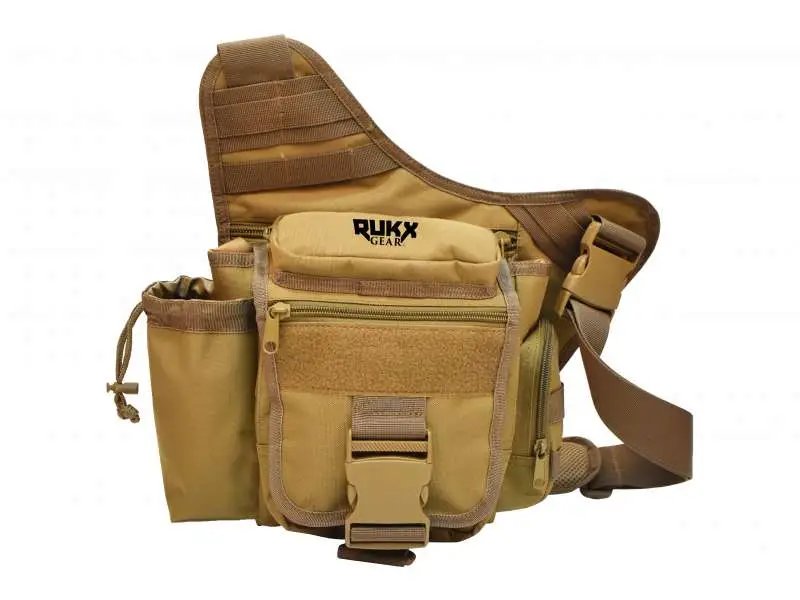 American TACTICAL IMPORTS RUKX Gear Single Strap Tan Sling Bag (ATICTSBT) - American Tactical Imports - NO