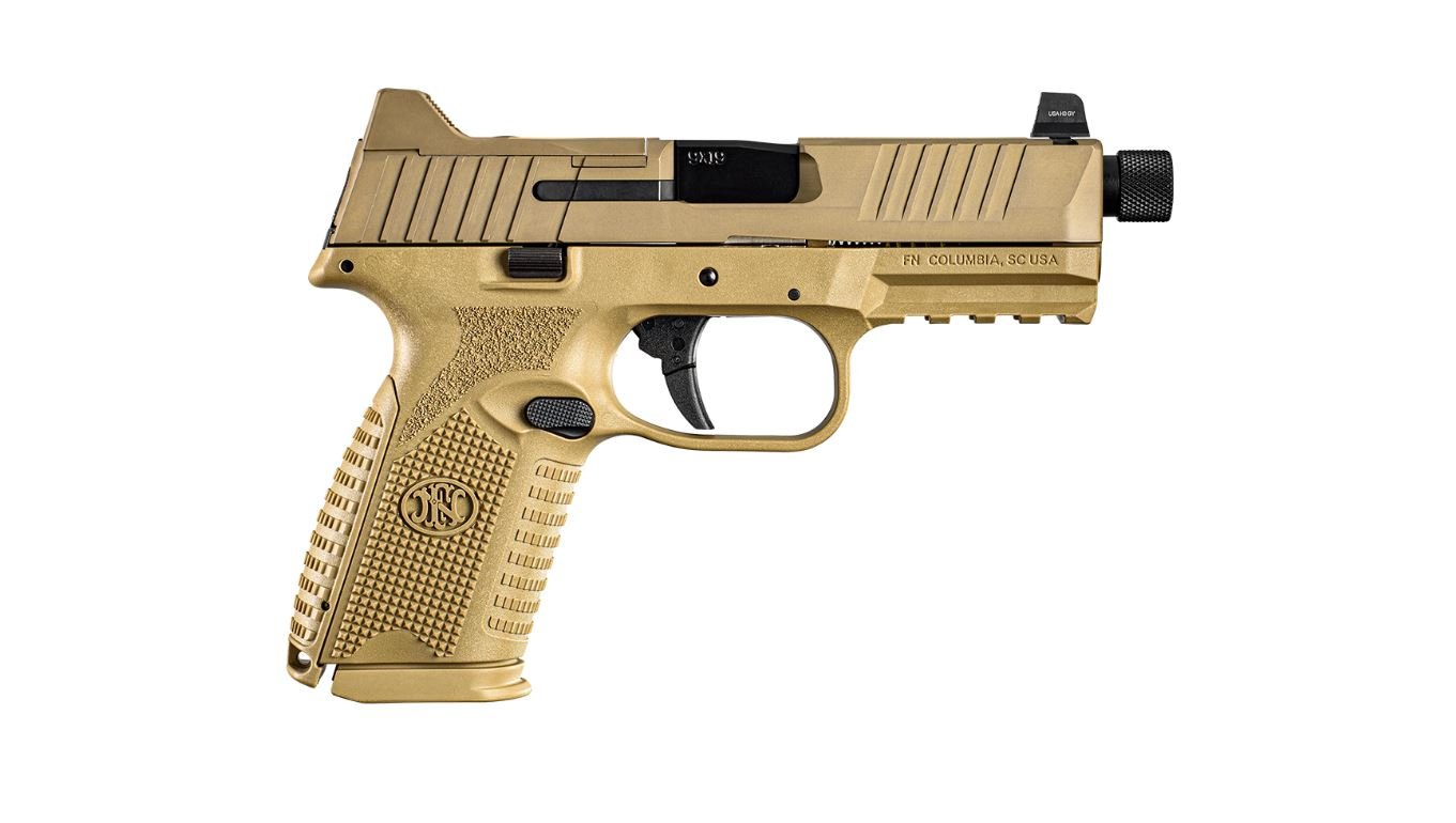 FN 66-101709 509M Tactical 9mm 4.5" FDE Optics Ready Night Sights - FN America - 9mm