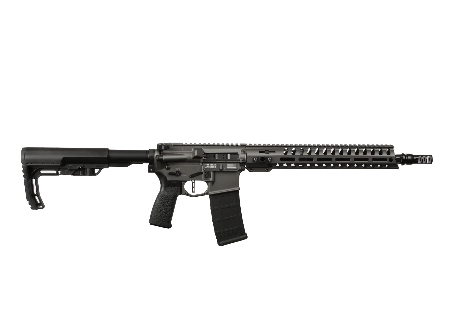 POF 02049 Minuteman 300 Blackout 13.75" Barrel Tungsten Cerakote 30+1 - POF USA - 300 AAC Blackout