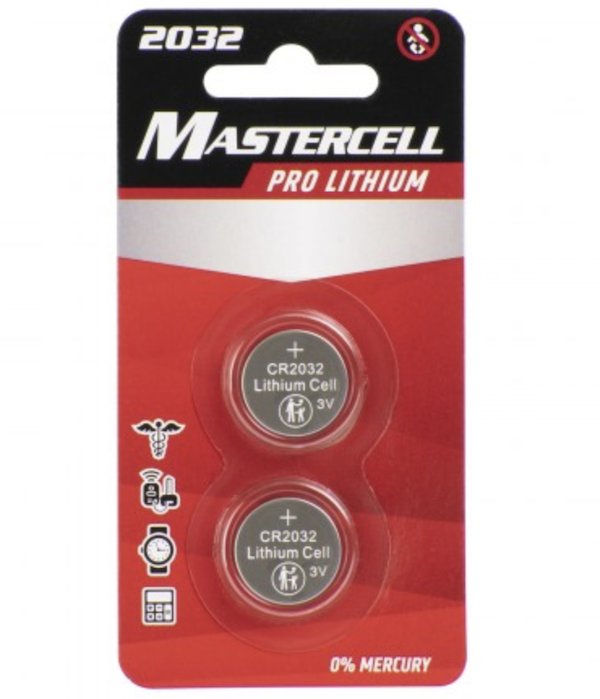 DORCY 2 PACK LITHIUM 2032 COIN CELL                        