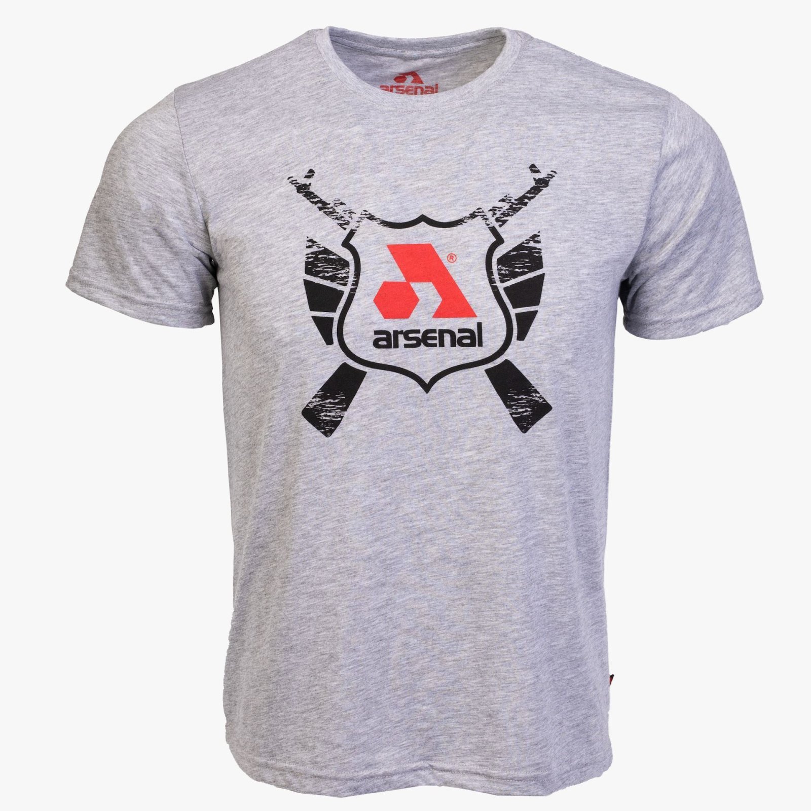Arsenal Small Gray Cotton Relaxed Fit Classic T-Shirt - Arsenal