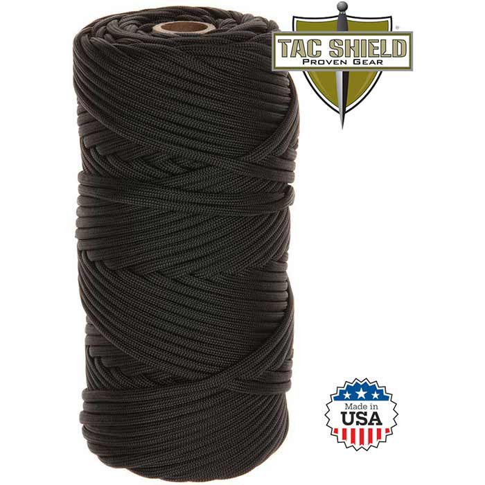 Tac Shield 550 Paracord Black 200 Feet Model 03020