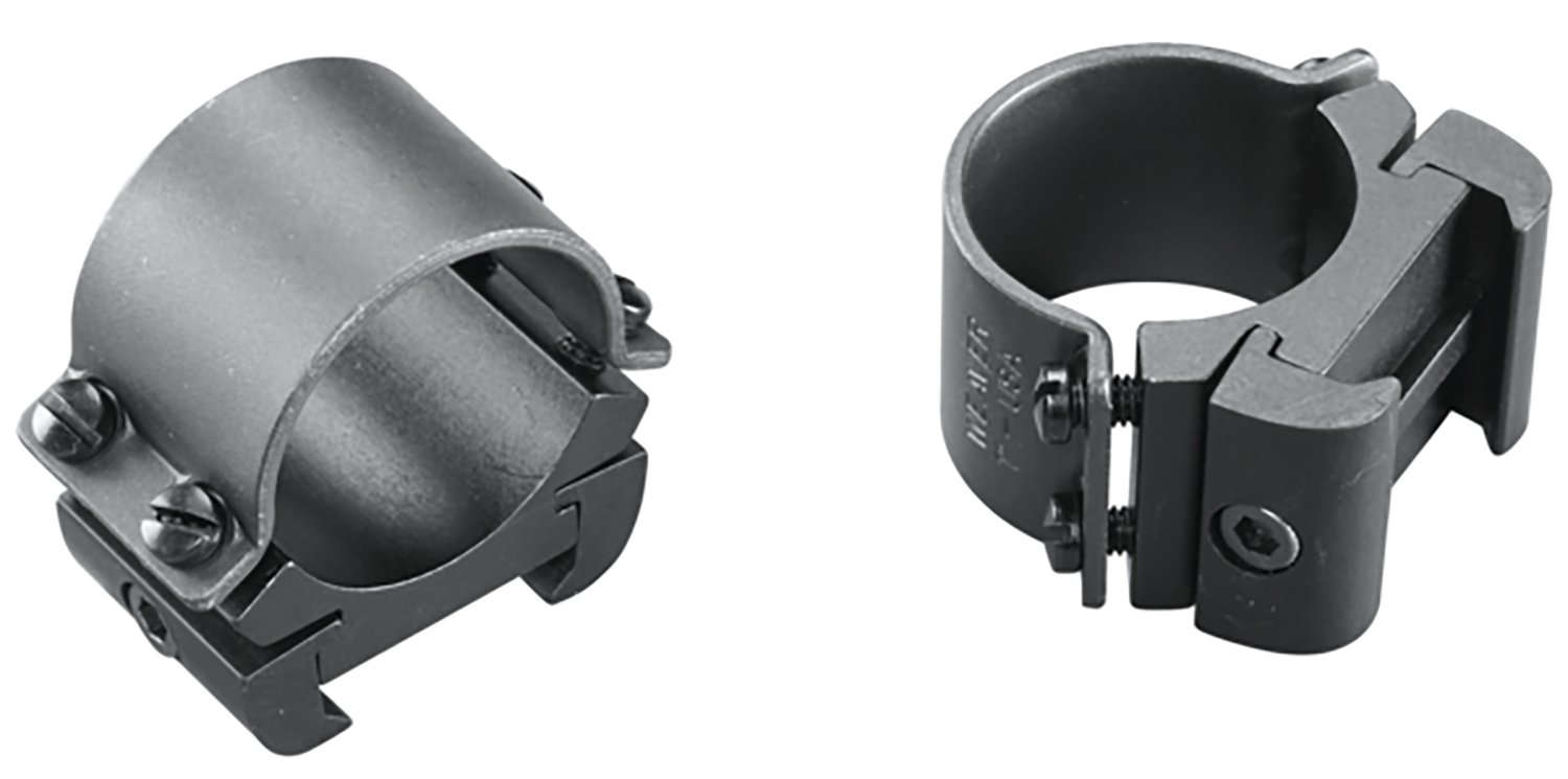 Weaver 49143 Sure Grip Rings 1 Inch Medium Matte Black Windage Adjustable - Weaver - 1"