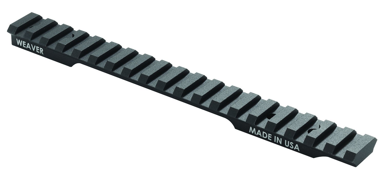 Weaver 99488 Multi-Slot Base Savage Axis 6061-T6 Aluminum Black Anodized - Weaver - MULTI-SLOT BASE