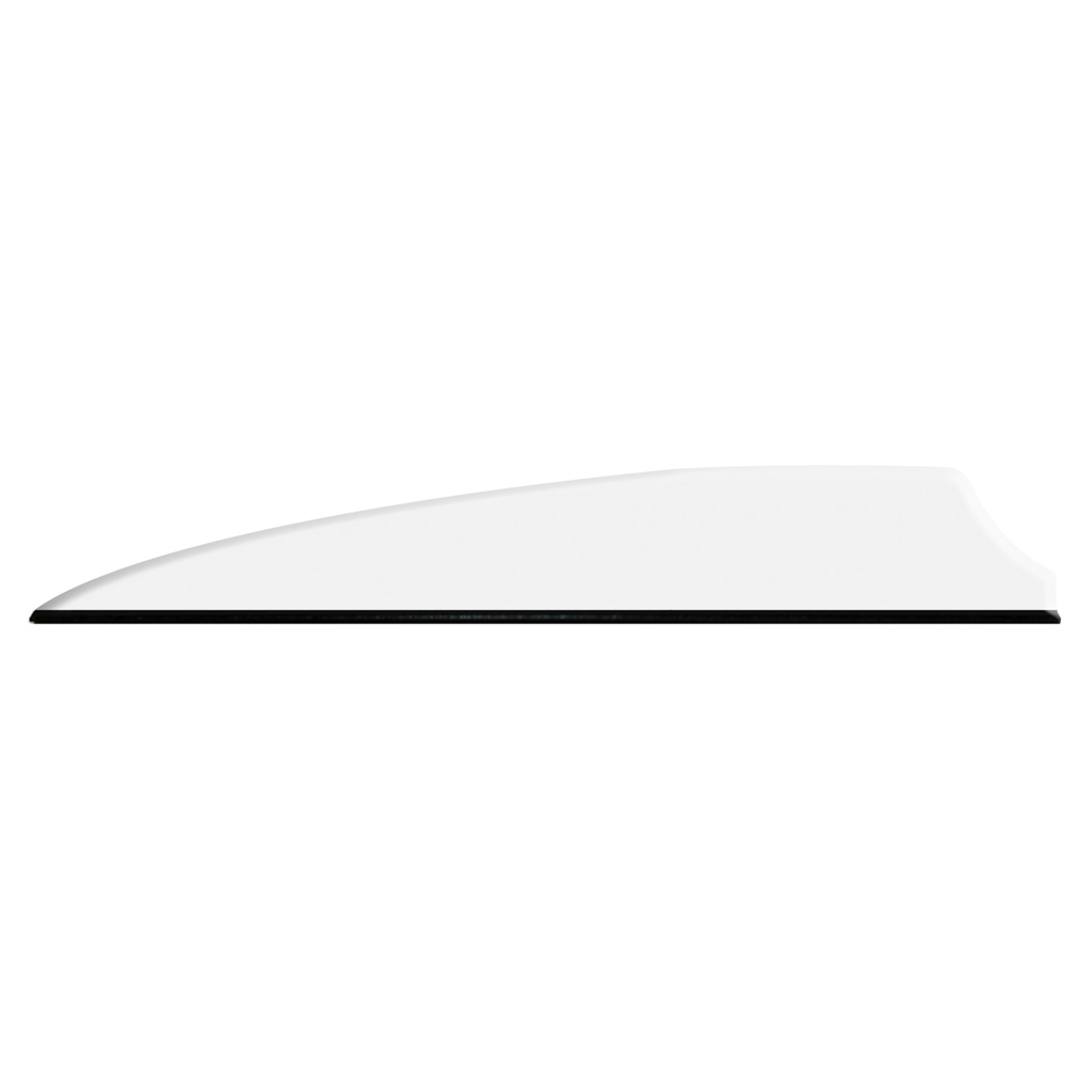 Q2i Q07048 Fusion X-II Vanes White 3" 100pk Shield Cut Design