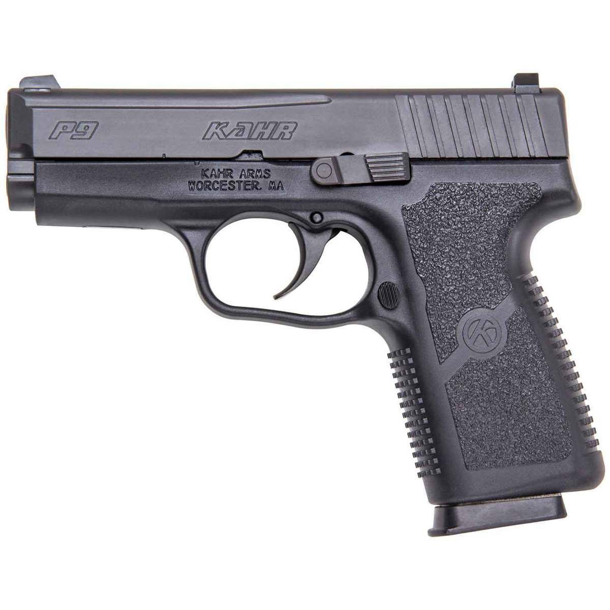 KAHR ARMS P9 WITH DIAMOND BLACK SLIDE W/NS PACKED SOLD AS USED KP9094NAUSED