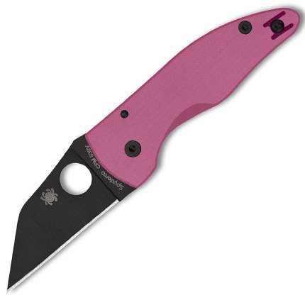 Spyderco C264GPNBKP Microjimbo Sprint Pink G-10 2.45" CPM S30V Blade - SPYDERCO