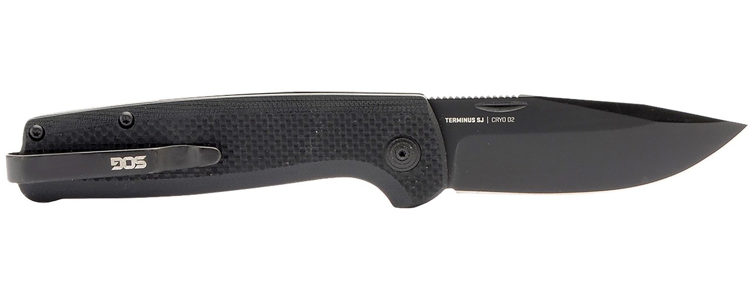 Buy S.O.G SOGTM1005BX Terminus SJ 2.90" Folding Clip Point Plain... online