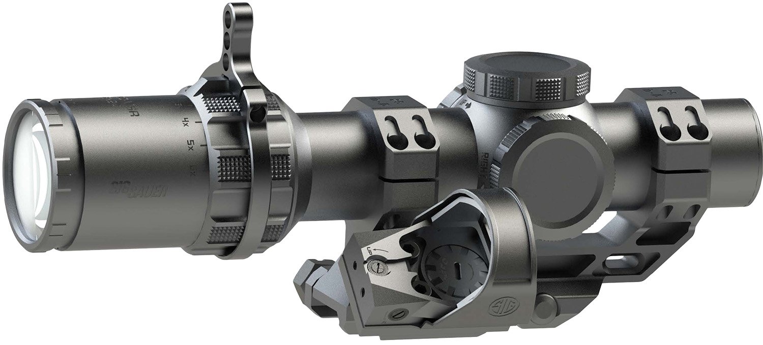 Sig Sauer Tango-MRS Compact Rifle Scope 1-6x24 30mm SFP BDC6 Illum. Black with Romeo 1 Red Dot - Sig Sauer - 24MM