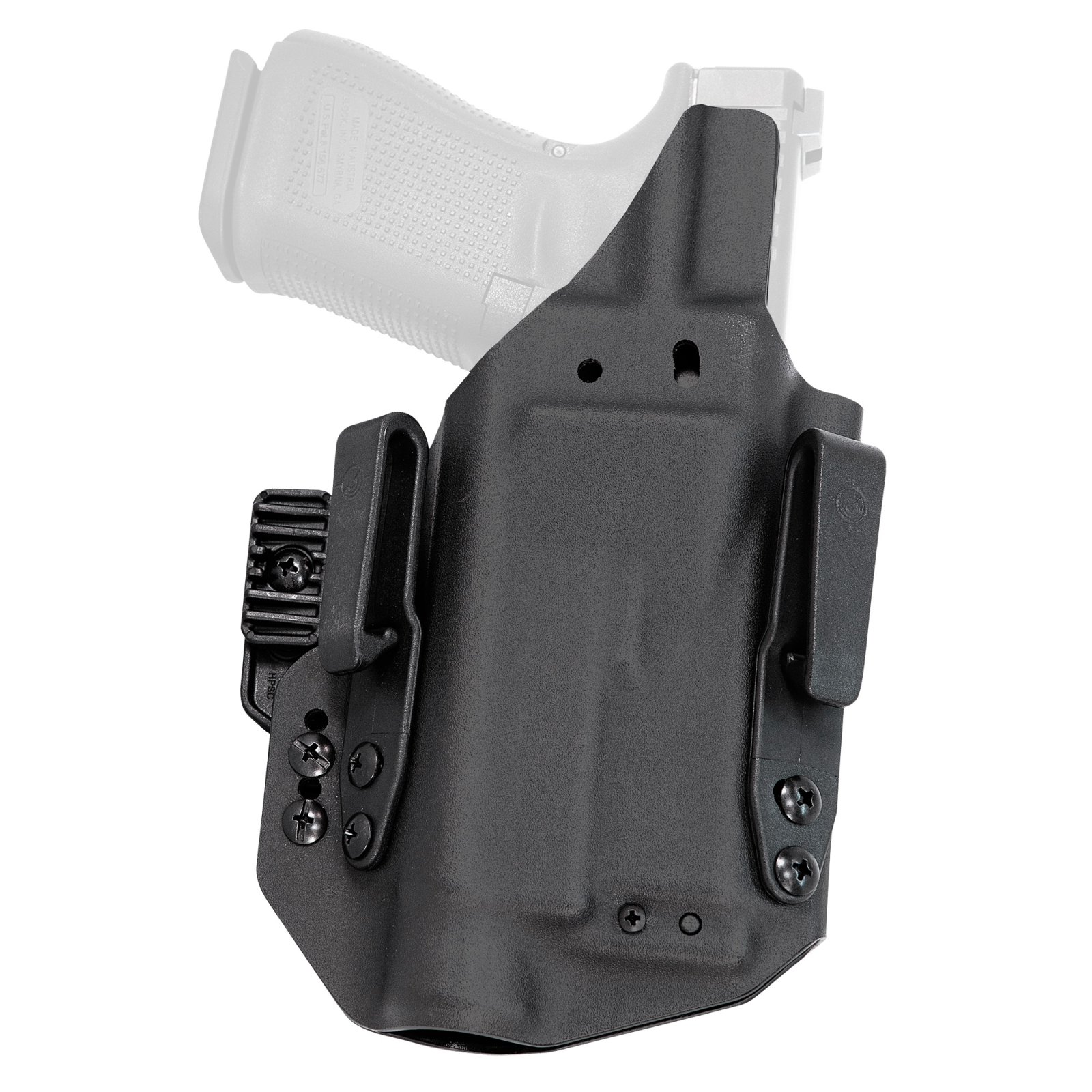 Mission First Tactical H5GL1WL1 IWB Black Fits Glock 19 Ambidextrous