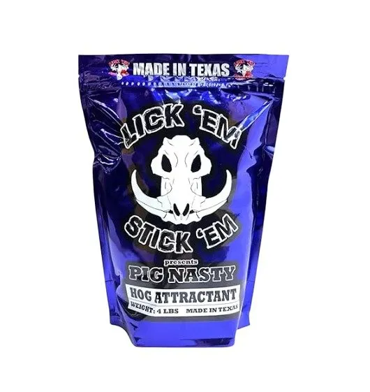 Lick Em Stick Em Hog Attractant 4 lb