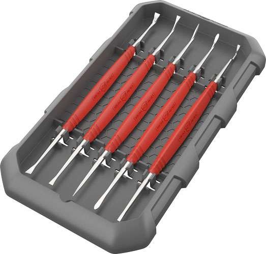 Real Avid AVAGSPS Accu-Grip Steel Picks Set, 5 Pieces, Ergonomic Handle - Real Avid