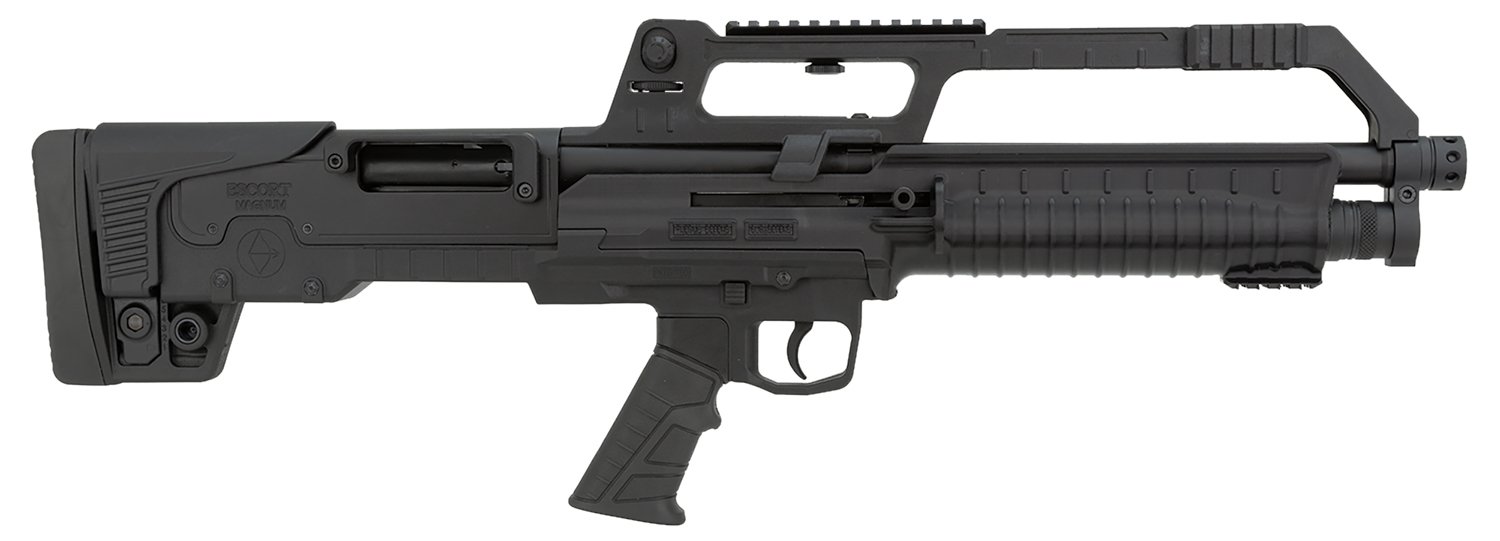 Escort HEBA12180001 BullTac 12 Gauge 3" 5+1 18" Black Steel Barrel...