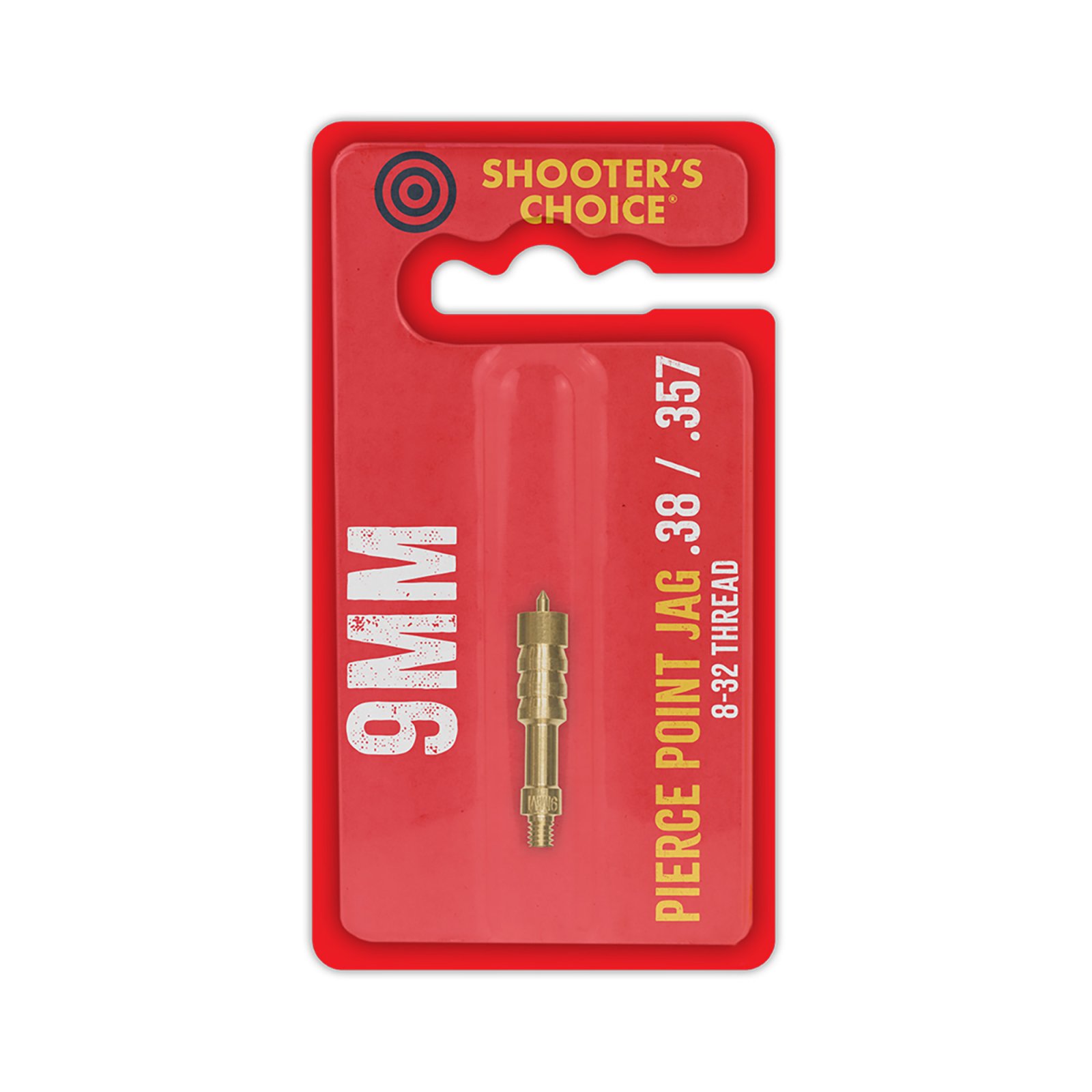Shooters Choice Pierce Point Jag 9MM 8-32 Threads Brass Model SHF-J9MM
