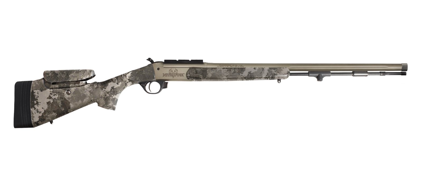Traditions NitroFire .50 Cal Muzzleloader - Adjustable, Threaded, 26" VAPR Twist Barrel - Traditions Performance Firearms - 50 Caliber