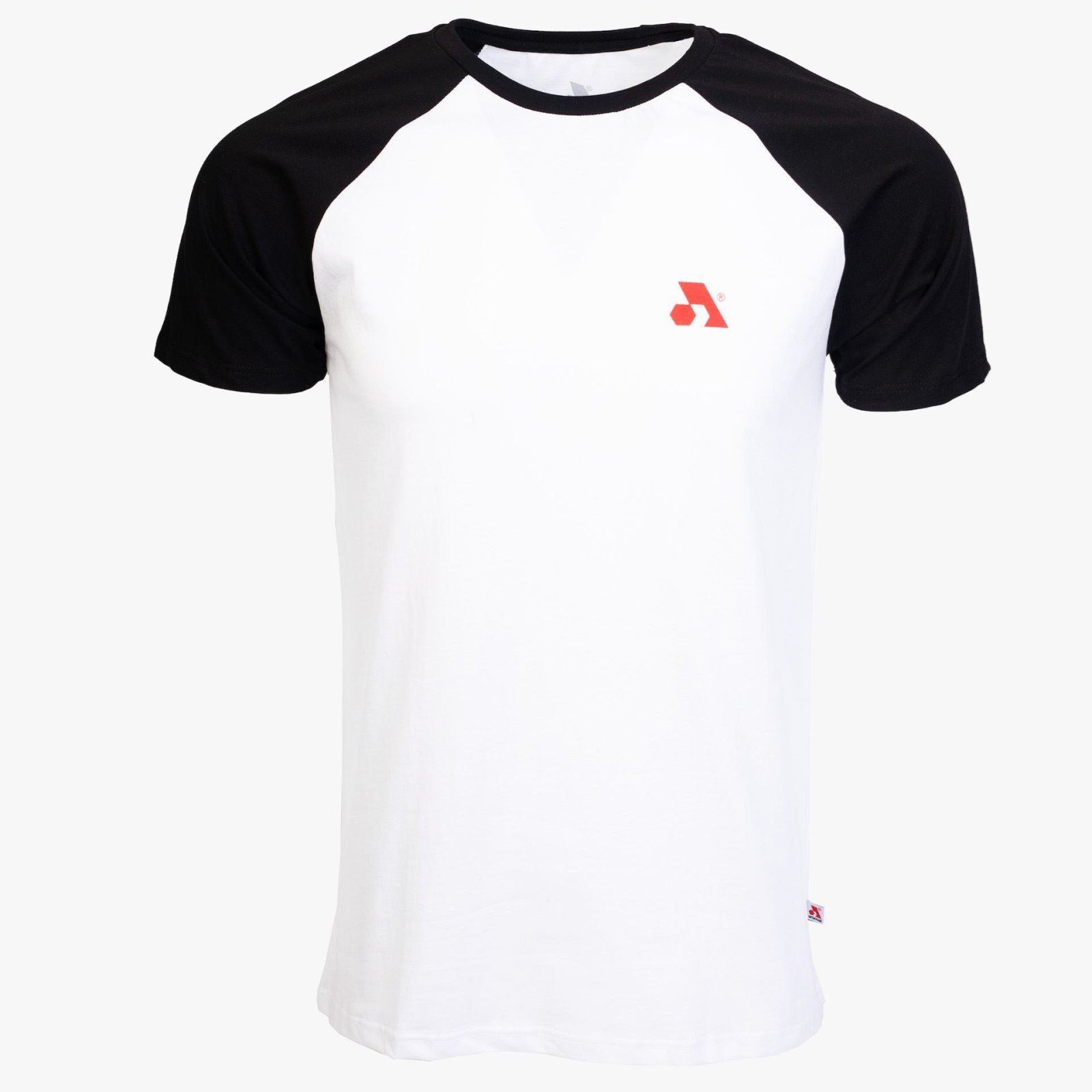 Arsenal Small White / Black Cotton Relaxed Fit Retro T-Shirt - Arsenal