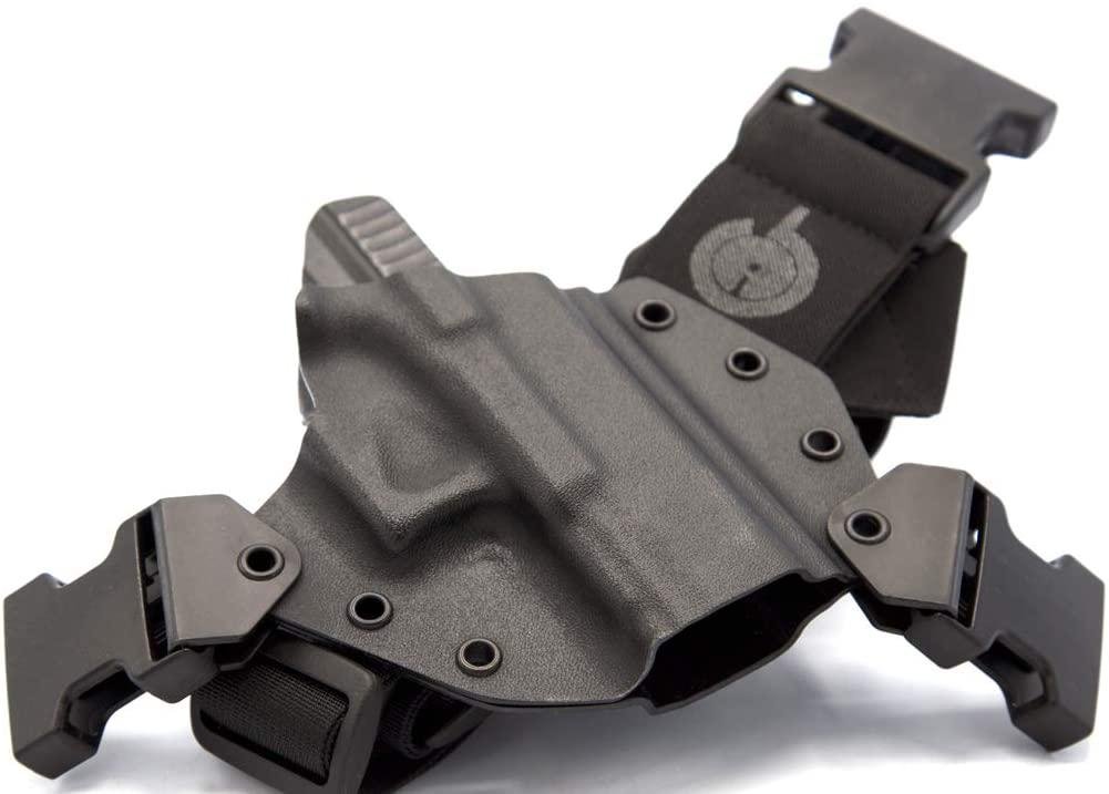 GUNFIGHTERS REDHK010111 Ruger Redhawk Chest Holster Black