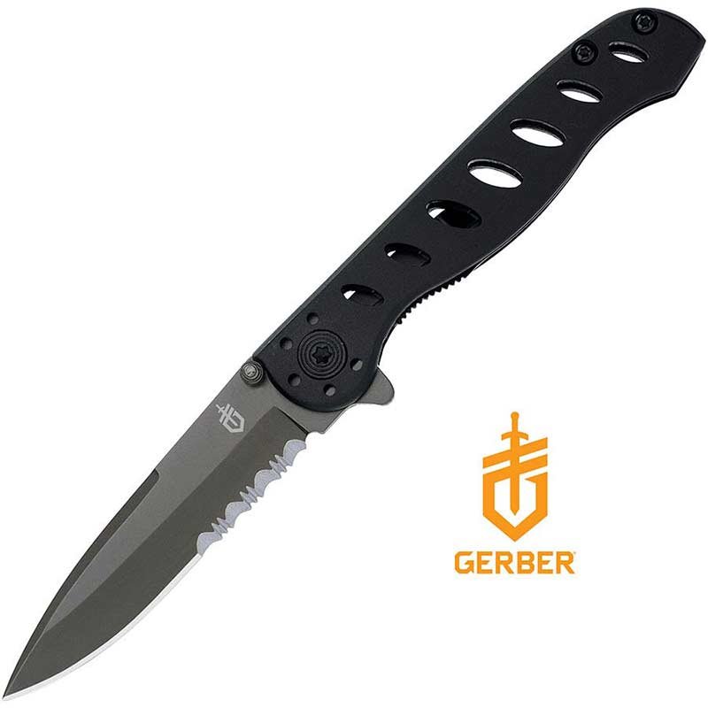EVO GER 22-41493 2.75in Serrated Edge Accessory Black